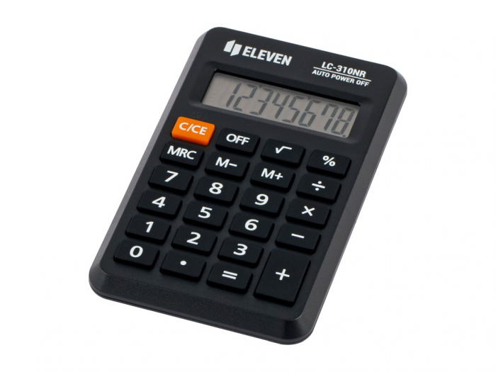 Calculator Eleven 8 digiti, negru LC-310NR