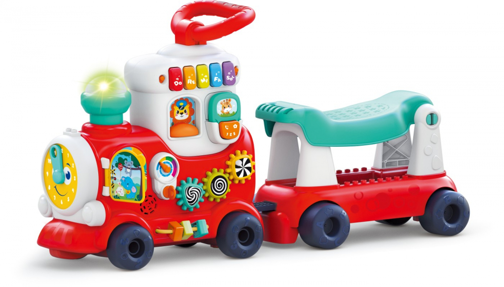 Antepremergator Trenulet 4 in 1 Jucarii bebe - imagine 8