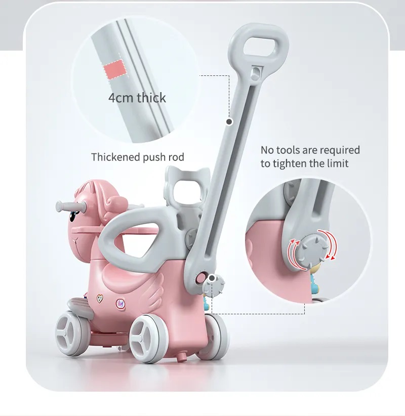 Balansoar 3 in 1 Nichiduta Garden Pink Transformabil - imagine 8
