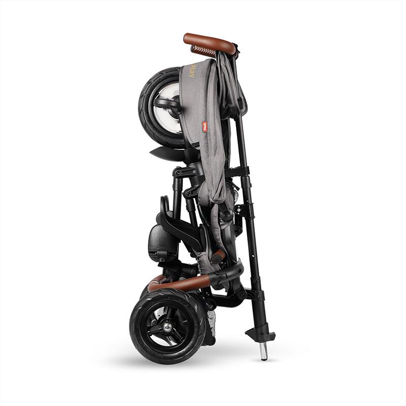 Tricicleta Qplay Rito Deluxe Gri Pliabilă - imagine 5