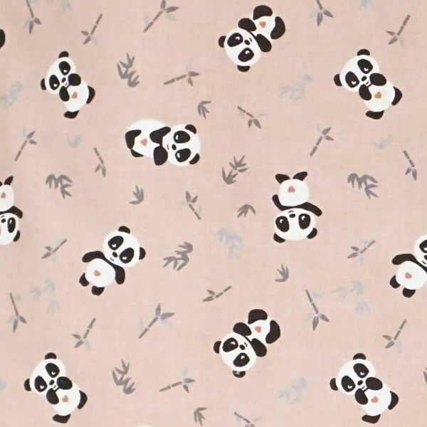 Sac de dormit Panda Kids Decor, Bumbac, 110 cm - imagine 2