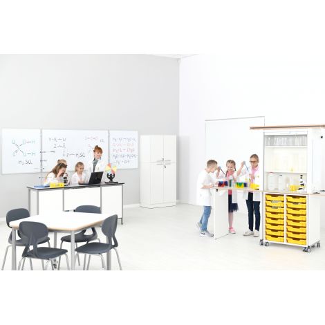 Masa HPL Laborator Școlar Moje Bambino, Rezistentă - imagine 8