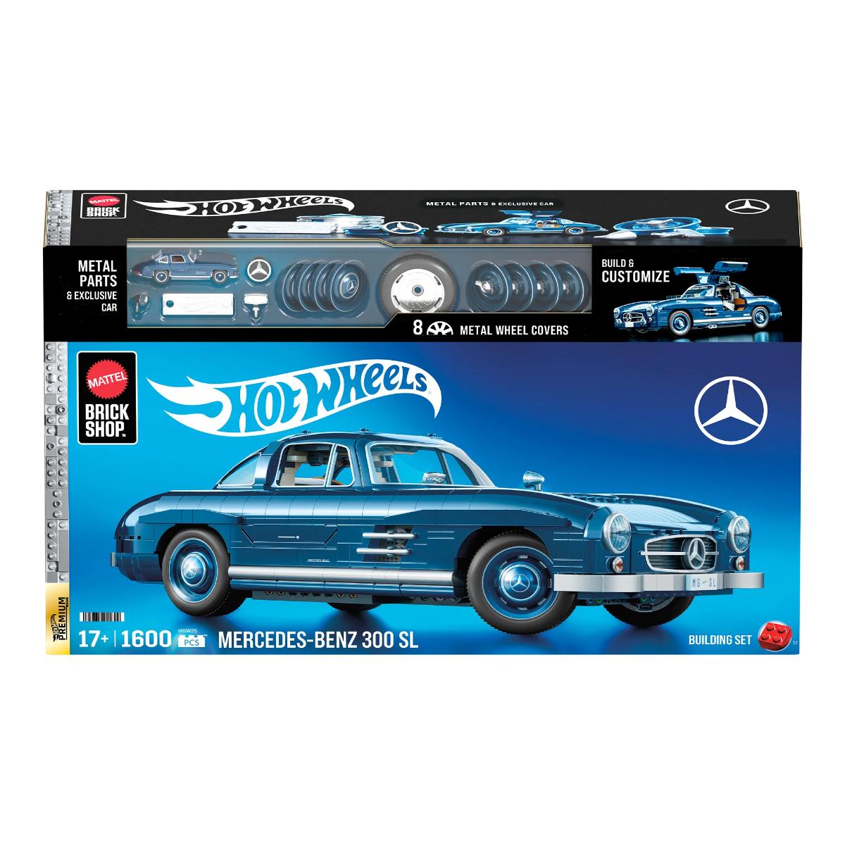 Mercedes 300 SL Set Constructie Metalic Brick Shop