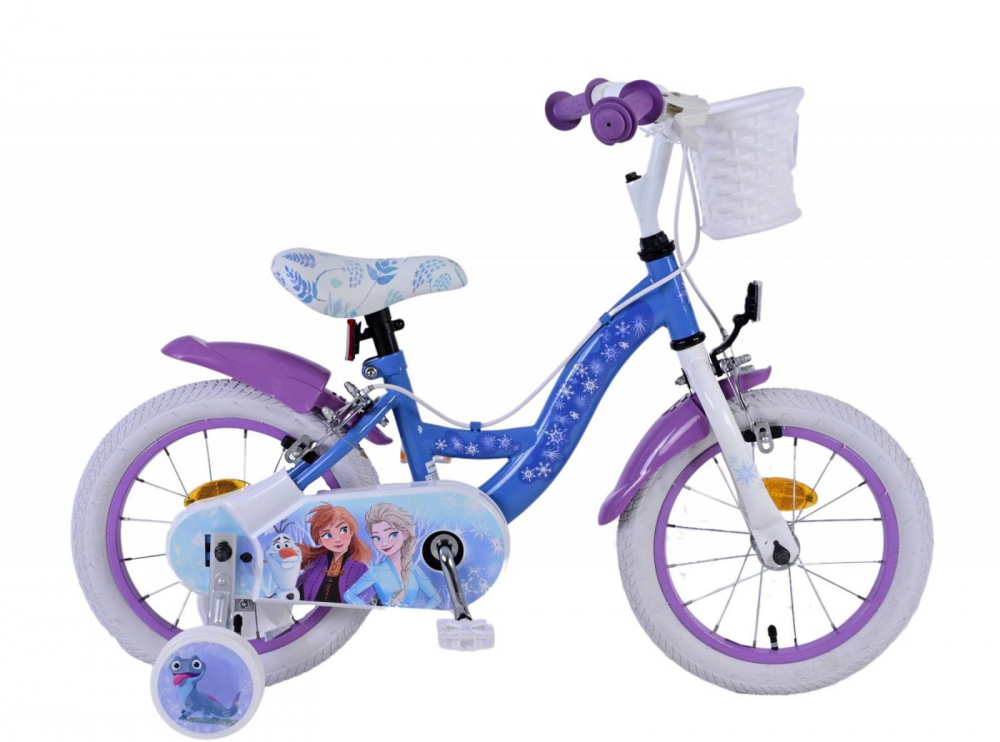 Bicicleta Disney Frozen 14" Eandl cu Frâne și Cos - imagine 4