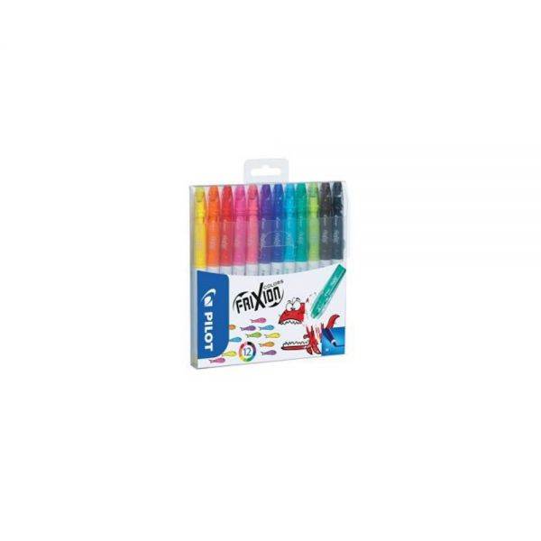 Set Carioci Pilot Frixion Colors 12 culori, cu ștergere