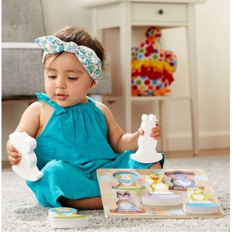 Puzzle Safari Balance Melissa & Doug, Lemn - imagine 4