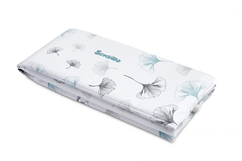 Saltea infasat pliabila Sensillo Botanic Blue - imagine 2