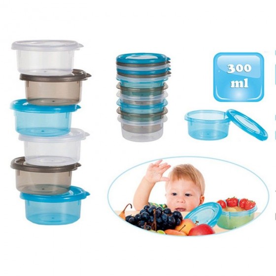 Set 6 Caserole Depozitare Mâncare Bebeluși Bo Jungle