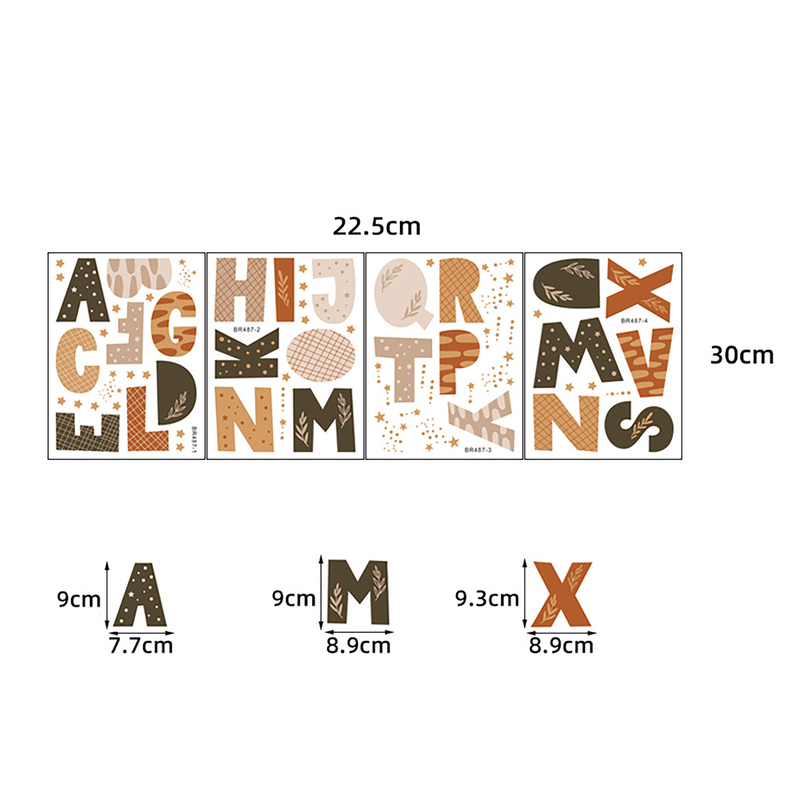 Sticker Alfabet Sipo - Decor Educativ Copii - imagine 6