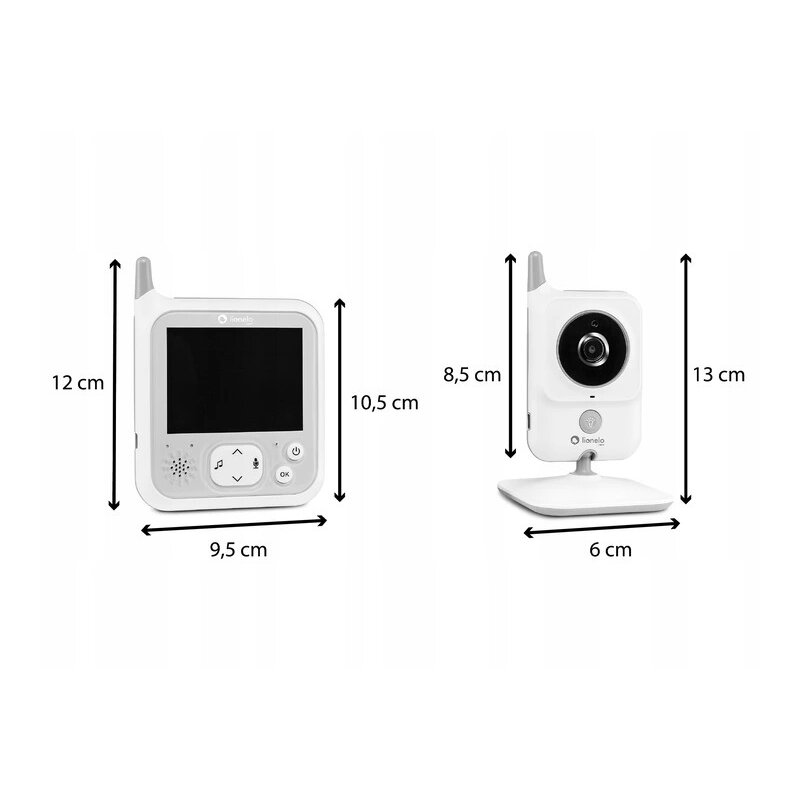 Video monitor Babyline 7.1 Lionelo | Comunicare bidirecțională - imagine 14