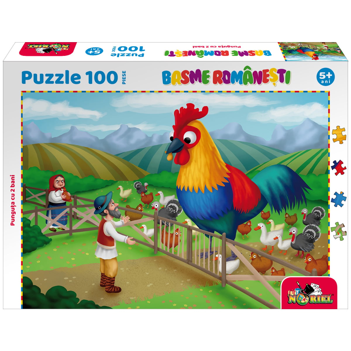 Puzzle 100 piese Noriel - Punguta cu doi bani