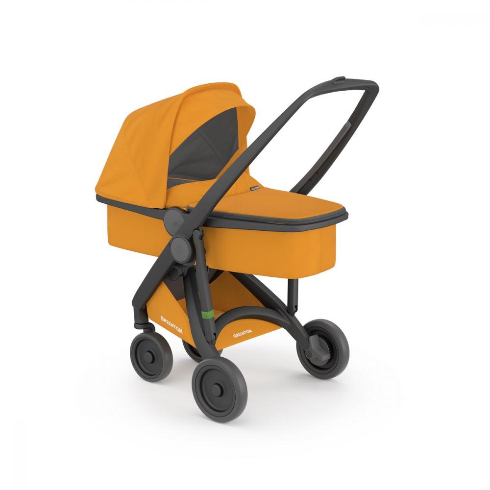 Carucior 2 in 1 Greentom 100% Ecologic Black Sunflower - imagine 5