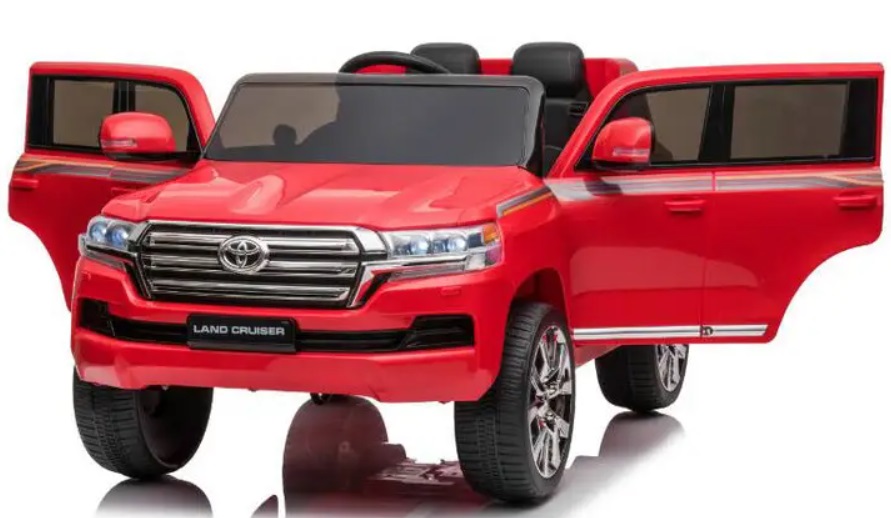 Masinuta Electrica Toyota Landcruiser Rosu - imagine 8