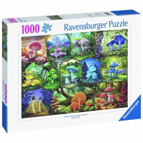 Ravensburger Puzzle Ciuperci 1000 Piese Design Nou - imagine 2