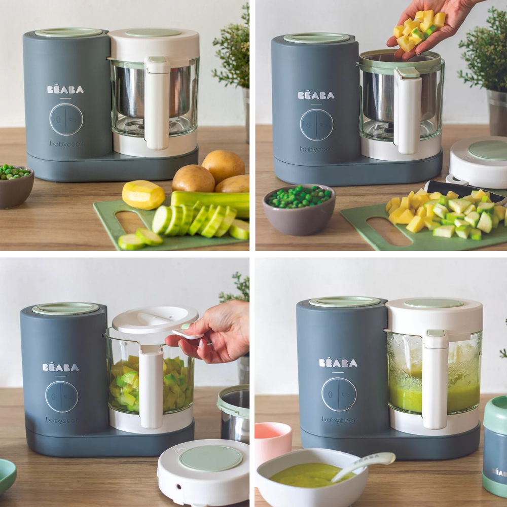Robot Beaba Babycook Neo Mineral Grey | Gătit Sănătos - imagine 4