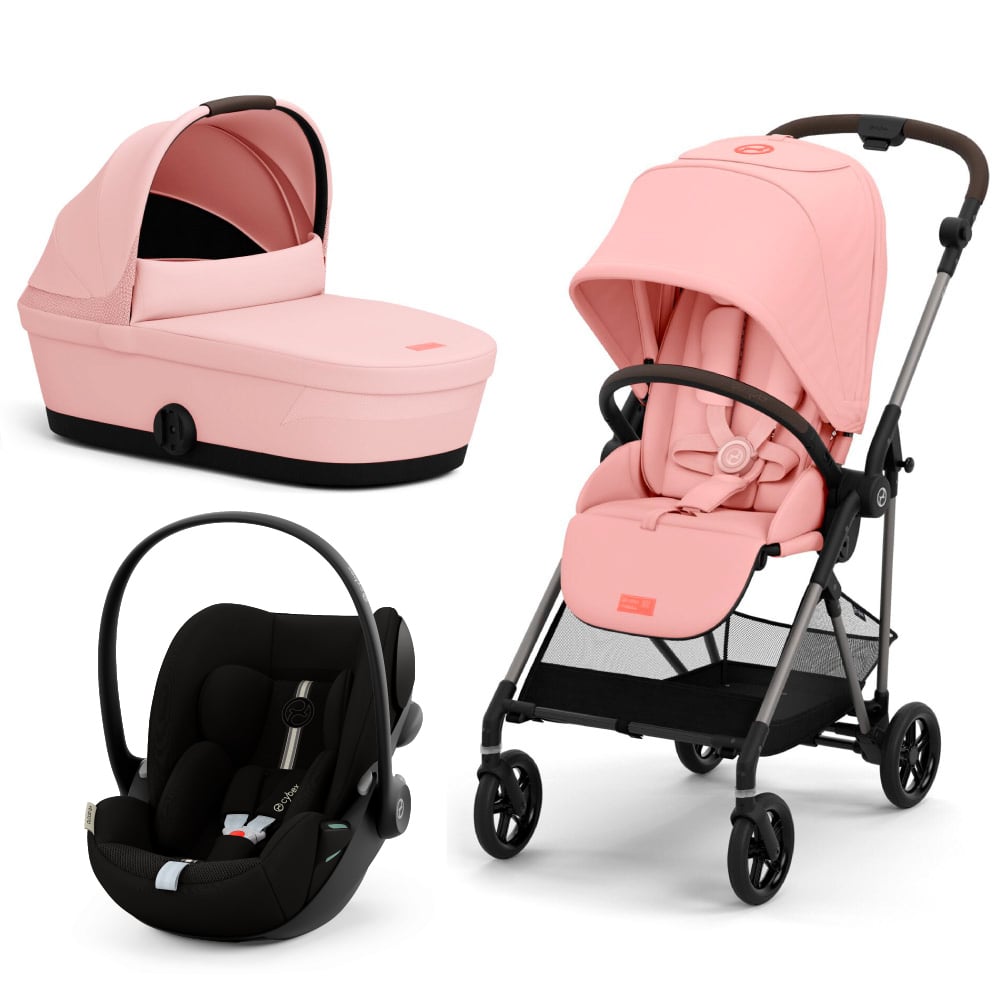 Carucior Cybex Melio B 3 in 1 Candy Pink + Scoica