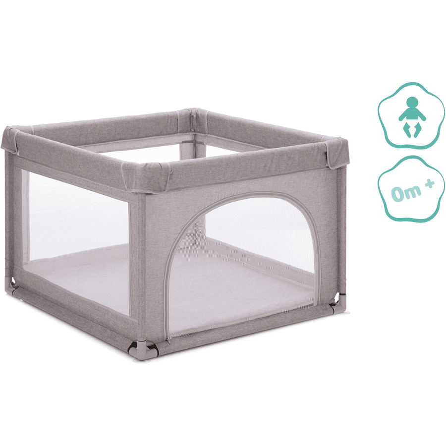 Tarc copii Fillikid Grey Melange, 95x95 cm - imagine 5