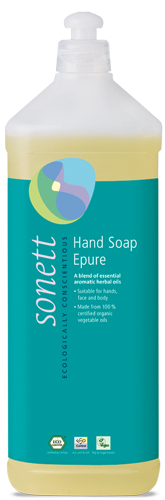Sapun Lichid Ecologic Sonett 1L - Epure