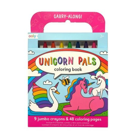 Ooly Set Colorat Unicorni Portabil - 48 Pagini