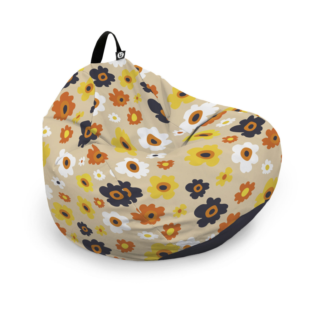 Husa Bean Bag Updeco Daisy Beige | Fără Umplutură - imagine 6