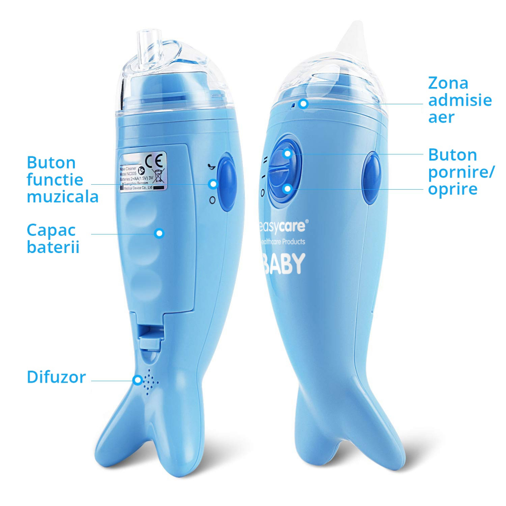 Aspirator Nazal Electric EasyCare Baby - imagine 2