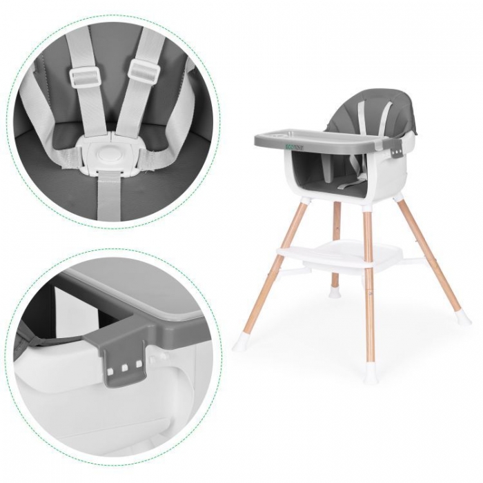 Scaun Masa 2 in 1 Multifuncțional Ecotoys - imagine 6