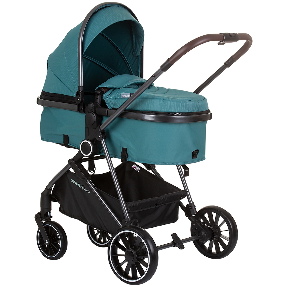 Carucior Chipolino Aura 2 in 1 Teal, 0-22kg - imagine 6