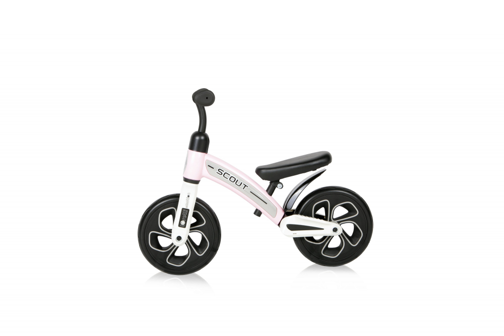 Bicicleta Lorelli Scout Pink, fara pedale, 2-4 ani - imagine 2