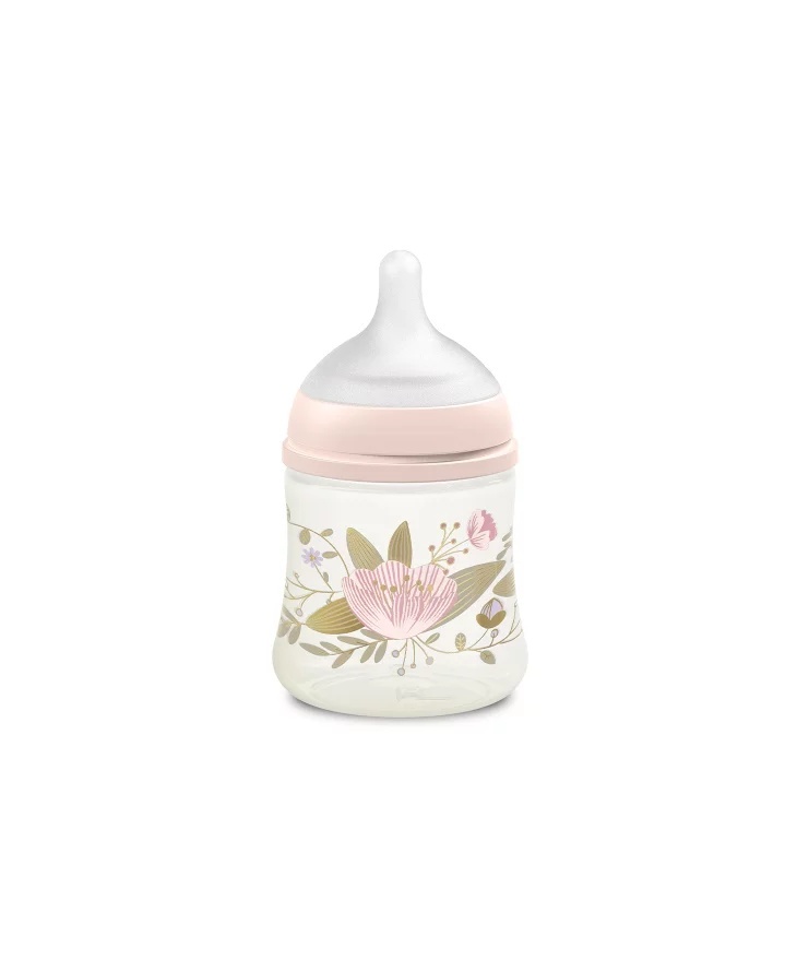 Biberon Suavinex 150ml Roz Gold, Tetină Fiziologică