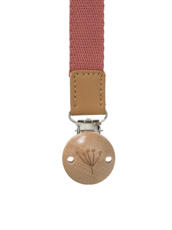 Lanț pentru suzetă Fresk Ash Rose | Accesoriu practic - imagine 2