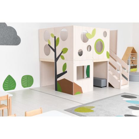 Complex Joacă Flora Moje Bambino - Lemn Interior - imagine 36