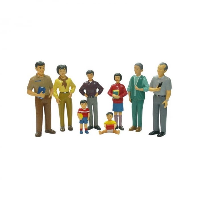 Figurine Familie Asiatică Miniland