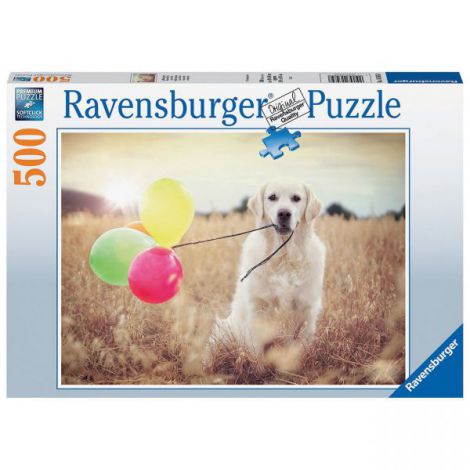 Puzzle Câine cu Baloane 500 piese Ravensburger