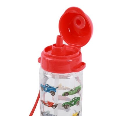 Sticlă cu Pai Tritan Mașini de Curse 400ml Itotal