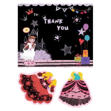 Set Felicitari Printese Scratch Art Avenir - imagine 3