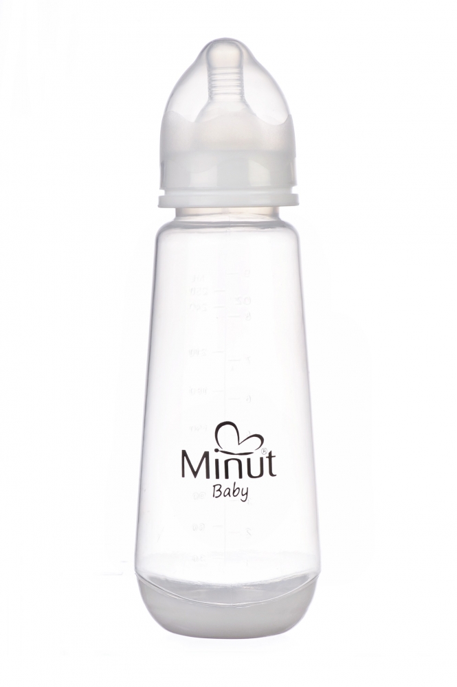 Biberon Minut Baby 3+ 250ml Silicon Fără BPA - imagine 2