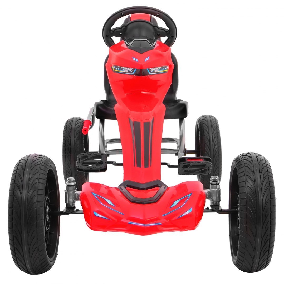 Kart cu Pedale Grand Ride Rosu | Autokids - imagine 9