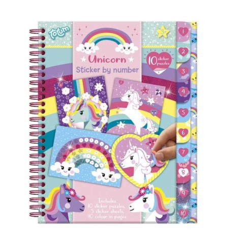 Totum Set Unicorn Abtibilduri Creativ 3+ - imagine 2