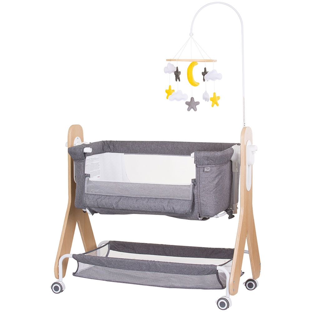 Patut Co-Sleeper Chipolino Heart 2 Heart Graphite - imagine 5