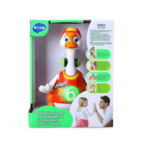 Ratoiul Dansator Rosu cu Lumini si Melodii - imagine 2