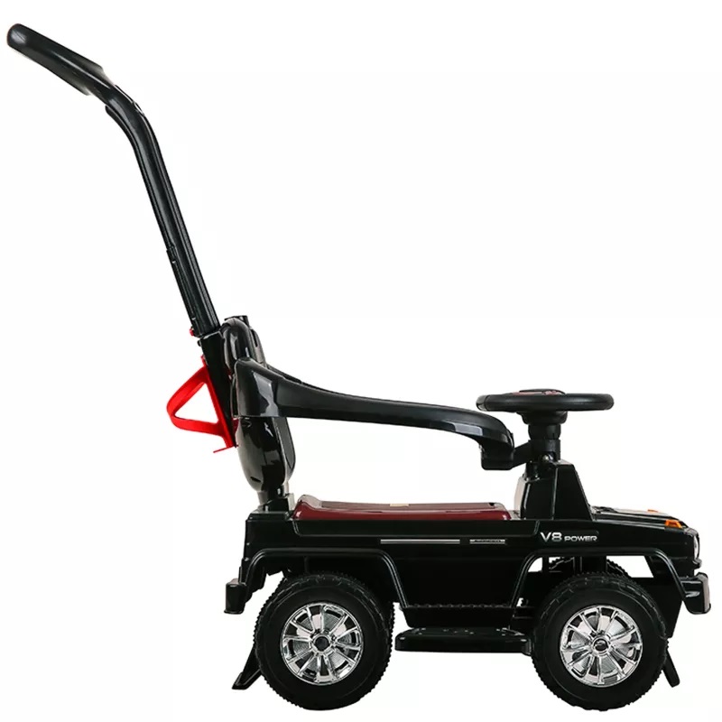 Masinuta Nicekids Black cu maner parental - imagine 8