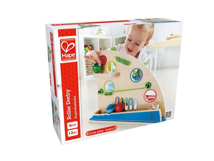 Hape Cursa cu Bile - Joc Educativ Lemn