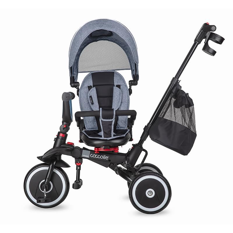 Coccolle Vispo Tricicletă Pliabilă Urban Grey - imagine 2