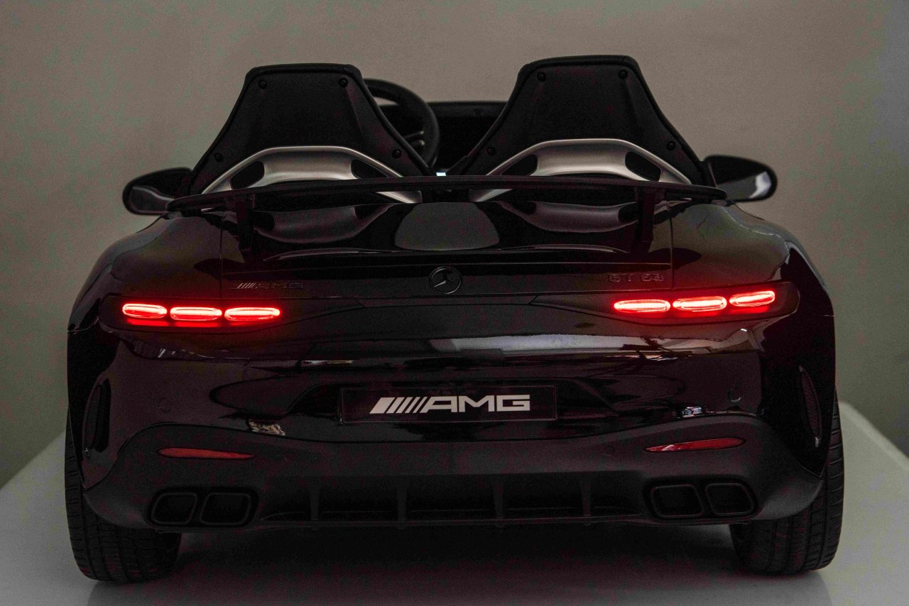 Masinuta electrica pentru copii 3-10 ani cu 2 locuri, Mercedes AMG GT63 NOU XXL 24V 800W 4x4 Negru - Autokids.ro - imagine 7