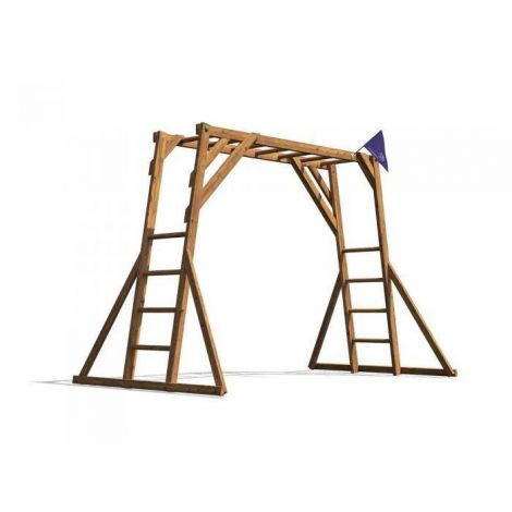 Monkey Bars Climbing Frame Dunster House | Sigur & Durabil - imagine 2