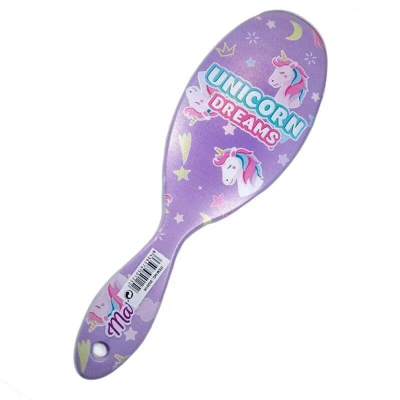 Perie Păr Copii Unicorn Martinelia Mov - imagine 2