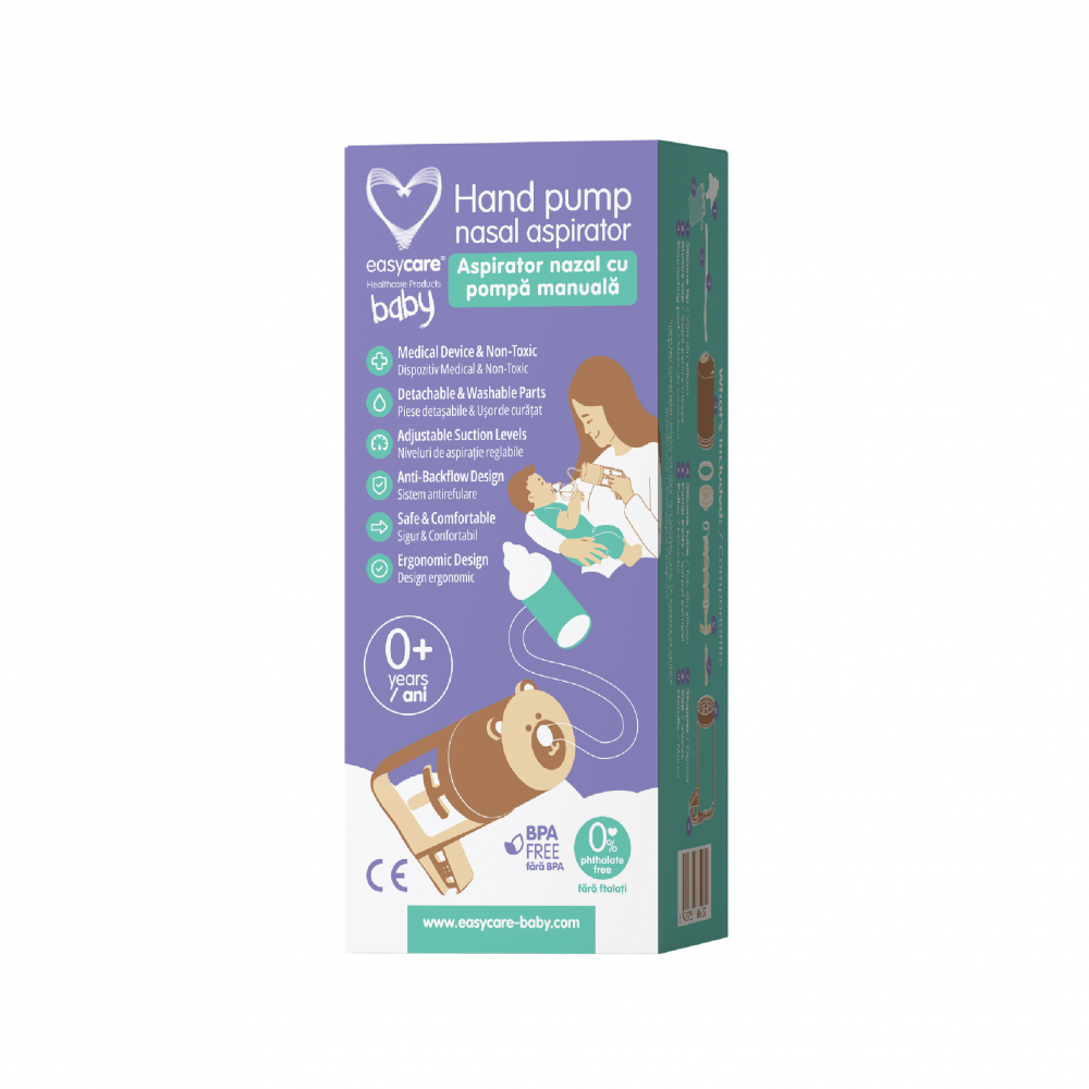 Aspirator Nazal EasyCare Baby - Sigur și Eficient - imagine 3