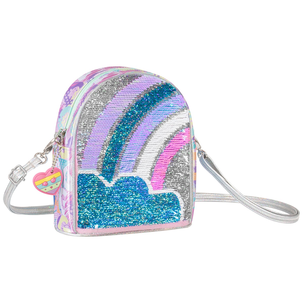 Geantă Crossbody Tiger Family Fantasy cu Paiete