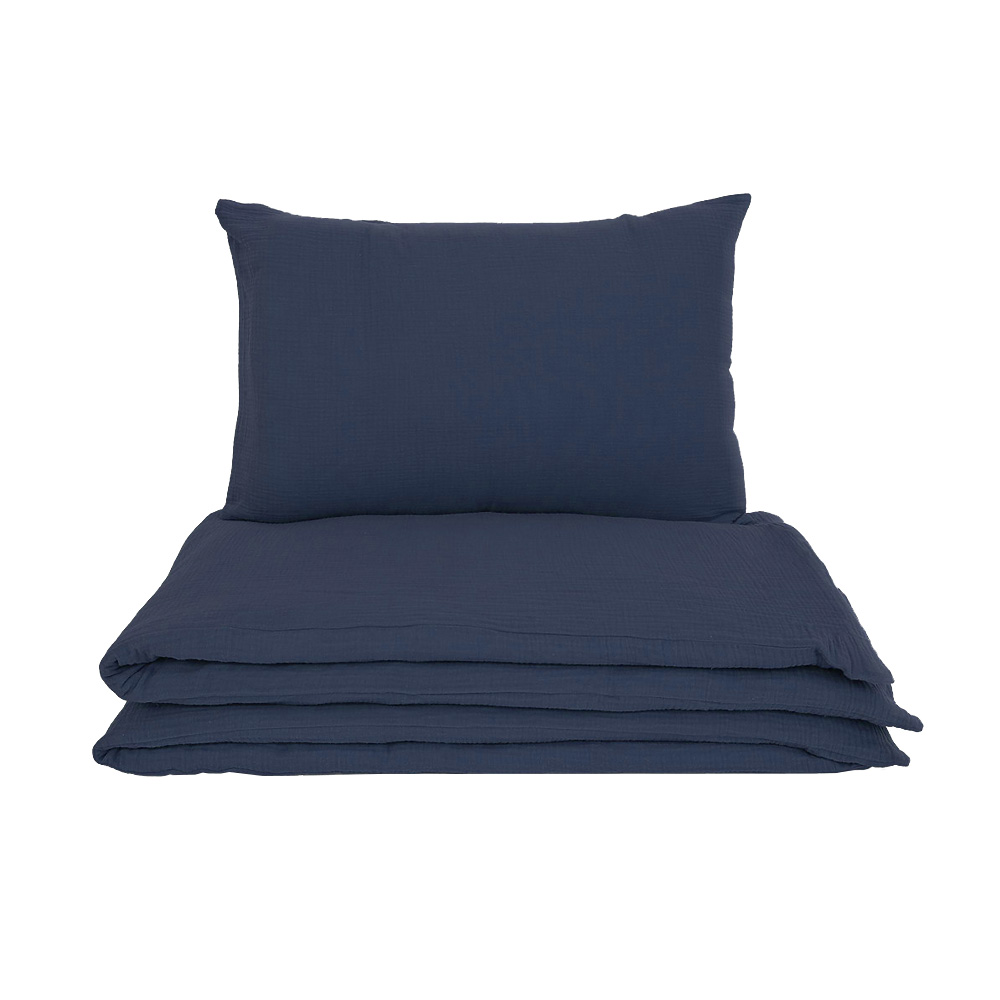 Lenjerie Little Amy Muselină Bleumarin | 2 Piese