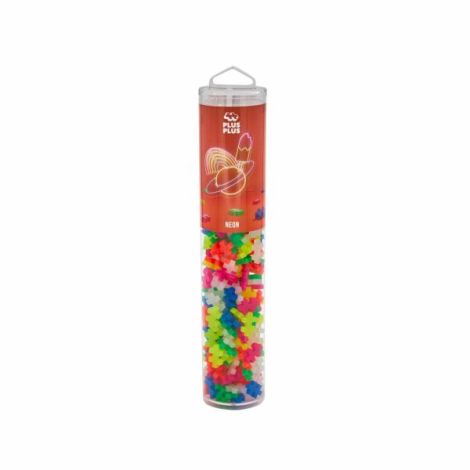Plus-Plus Tub 240 Piese Neon - Joc Constructie STEM
